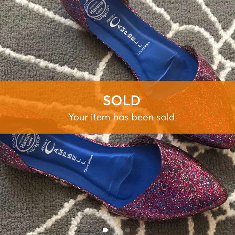 JEFFREY CAMPBELL GLITTER JELLY D’ORSAY FLATS